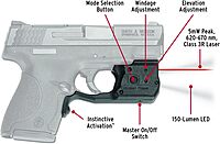 CRIMSON TRACE LL-801 Laserguard Pro Tactical Flashlight with Instinctive Activation