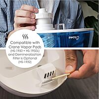 CRANE Droplet/Teardrop Ultrasonic Cool Mist Humidifier, 0.5 Gallon