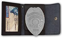 Non-Recessed Badge & ID Case with Snap Closure (3.75"L x 3"W)