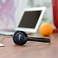 Koss KPH7iK On-Ear Headphone with Microphone and in-Line One Touch Remote, Lightweight, 3.5mm Plug, Black