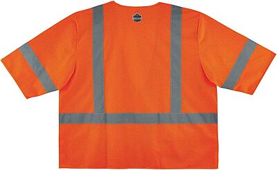 ERGODYNE GloWear Class 3 High Visibility Safety Vest with Sleeves