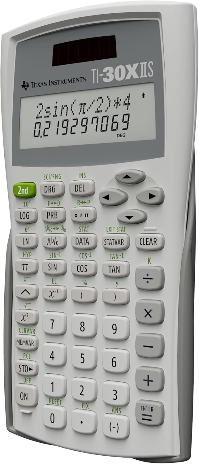Texas Instruments TI-30X IIS Two-Line Scientific Calculator