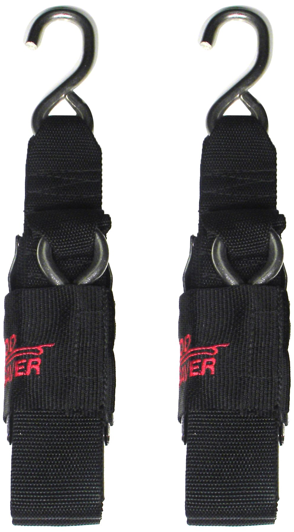 Rod Saver Deluxe Stainless Steel Transom Tie-Down - 2" x 6' - Pair