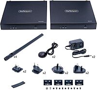 StarTech.com Wireless HDMI Extender, 4K 60Hz, Transmitter and Receiver Kit, Up to 165ft (50m), No Line-of-Sight Required