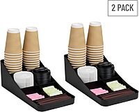 MIND READER 7-Compartment Countertop Condiment Organizer