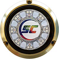 SHADOW-CASTER SCR-24 90W LED Underwater Boat Light - Bronze Housing - Surface Mount