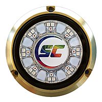 SHADOW-CASTER SCR-24 90W LED Underwater Boat Light - Bronze Housing - Surface Mount
