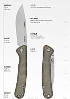 Kershaw Federalist Folding Pocket Knife, Manual Folder with Nail Nick, 3.25 inch CPM 154 Stainless Steel Blade