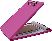 SAUNDERS SlimMate Letter-Size Plastic Storage Clipboard with Low-Profile Clip