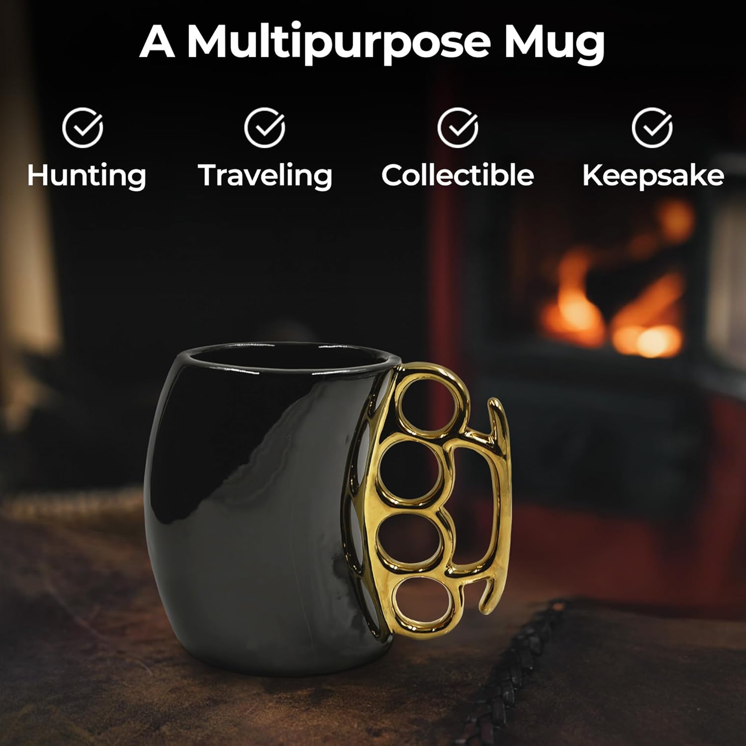 Caliber Gourmet Ceramic Novelty Coffee Mug