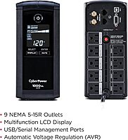 CyberPower Intelligent LCD Line-Interactive Mini-Tower UPS