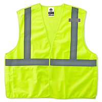 Ergodyne GloWear Safety Vest, Econo Breakaway, Type-R Class 2, X-Small, Lime, 8215BA