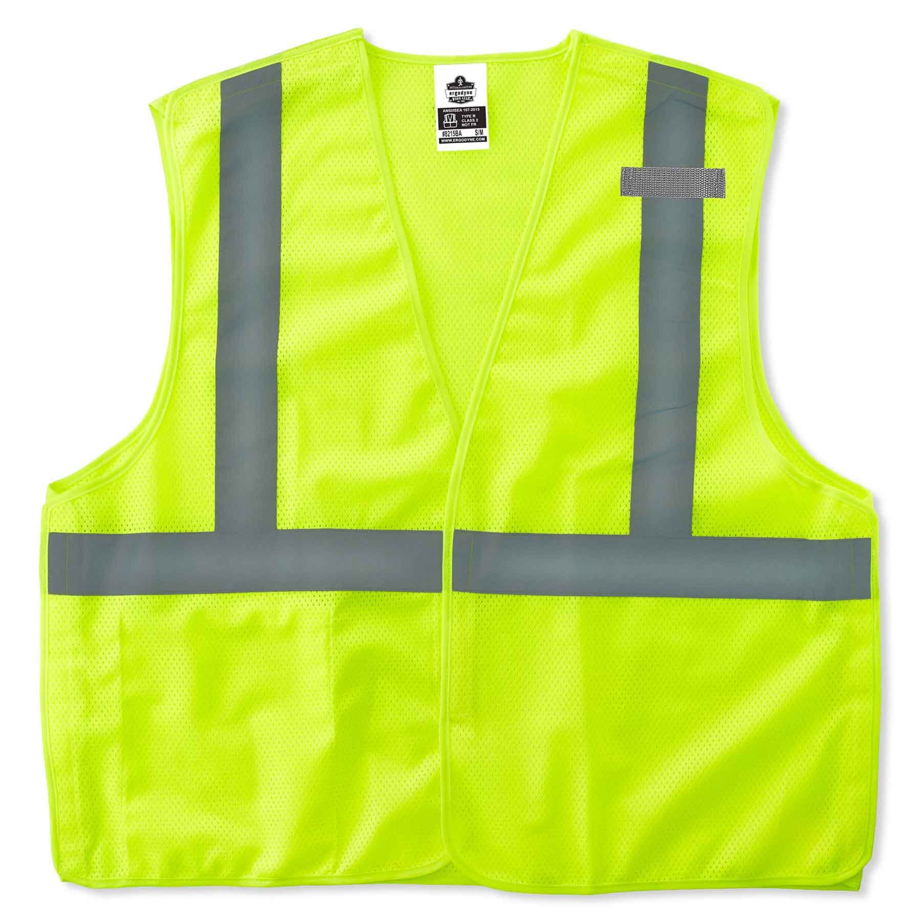 Ergodyne GloWear Safety Vest, Econo Breakaway, Type-R Class 2, X-Small, Lime, 8215BA