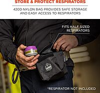 ERGODYNE Arsenal Respirator Carry Pouch - 420D Nylon
