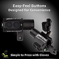 Nightstick NSP-4650B Helmet Mounted Multi-Function Led Dual-Light Flashlight, One Size, Black