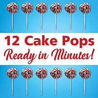 Brentwood Cake Pop Maker Non-Stick 12-Slot - Purple