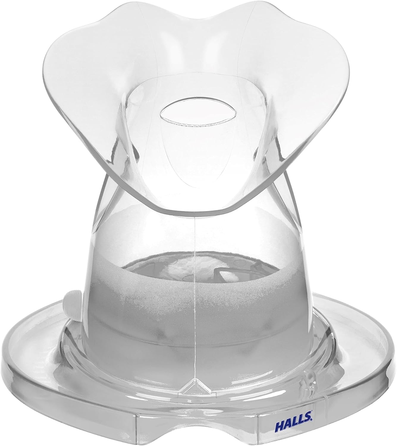 Crane x HALLS 2-in-1 Warm Mist Humidifier and Steam Inhaler, 0.5 Gallon, Blue & White