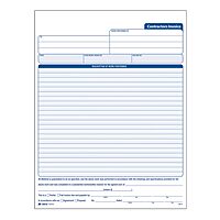 Adams Contractor’s Invoice Book, 3-Part, 50 Sets per Book, 50 Pages (ABFTC8122) 1-Pack