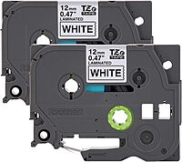 BROTHER Genuine TZe231 Laminated Label Tape 12mm Black on White