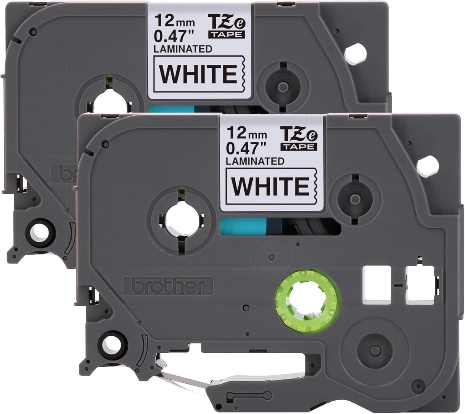 BROTHER Genuine TZe231 Laminated Label Tape 12mm Black on White