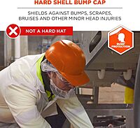 ERGODYNE Skullerz 8951 Vented Hard Shell Bump Cap with Suspension