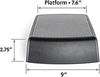 Allsop ErgoRiser Monitor Stand – Made in the USA, with US Sourced ABS Plastic