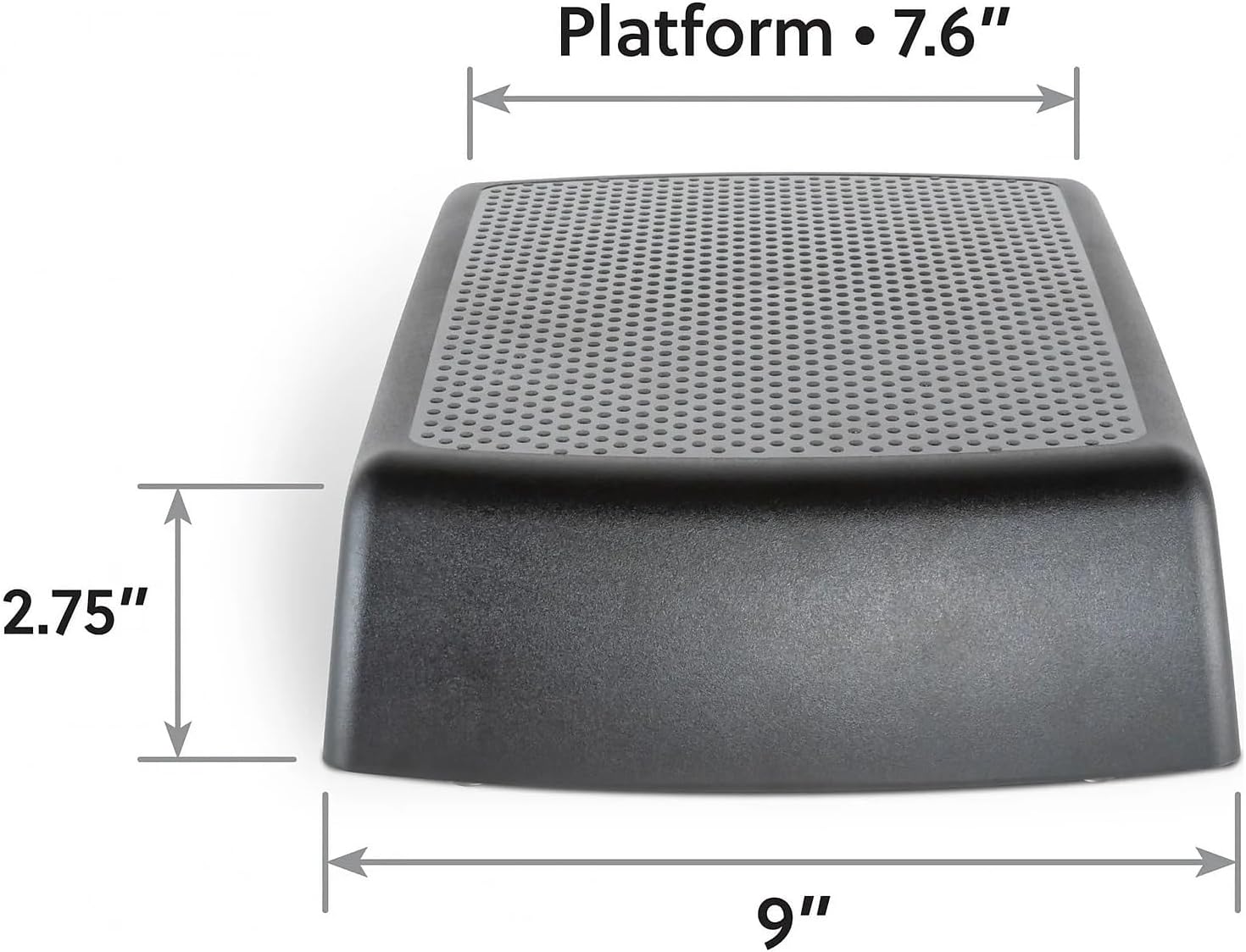 Allsop ErgoRiser Monitor Stand – Made in the USA, with US Sourced ABS Plastic