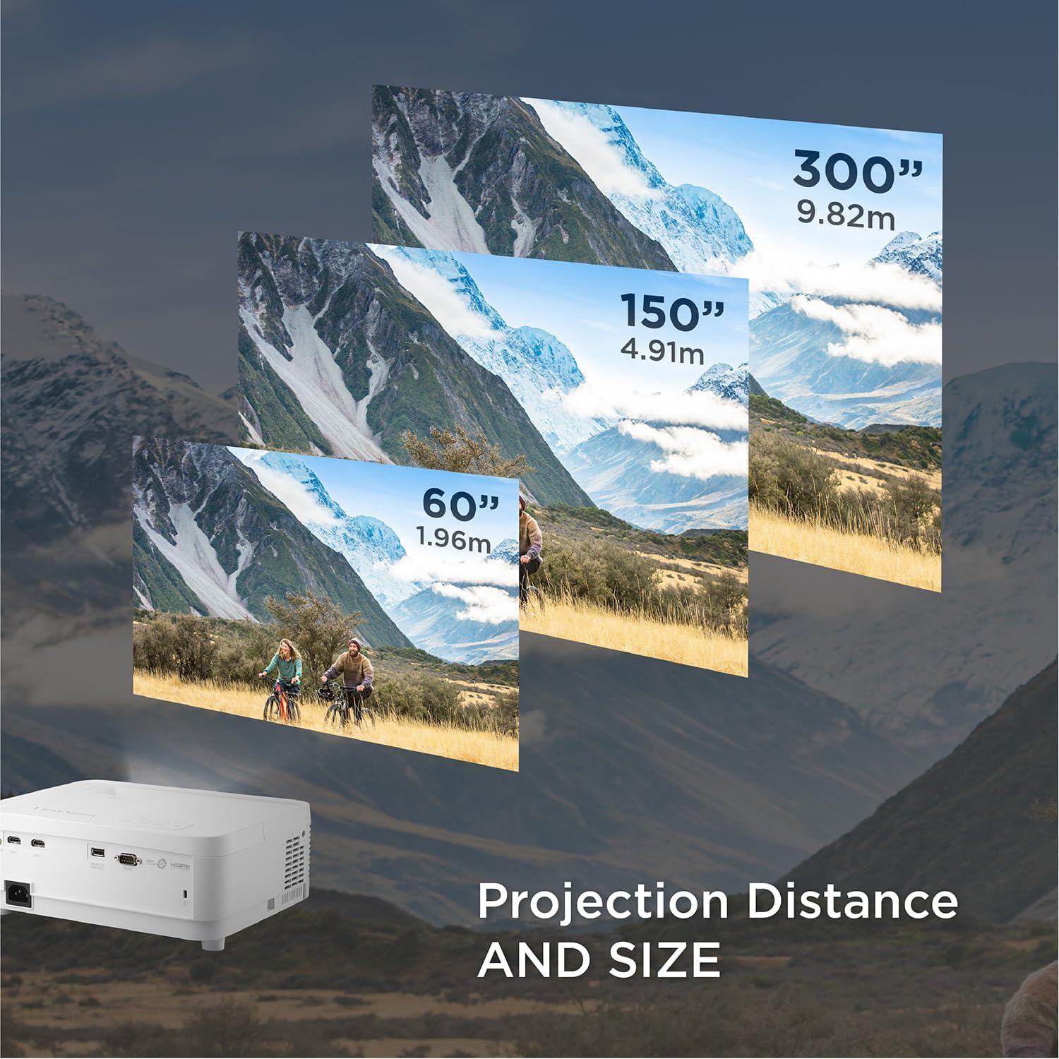 VIEWSONIC Home Theater Projector — Bright, Optical Zoom