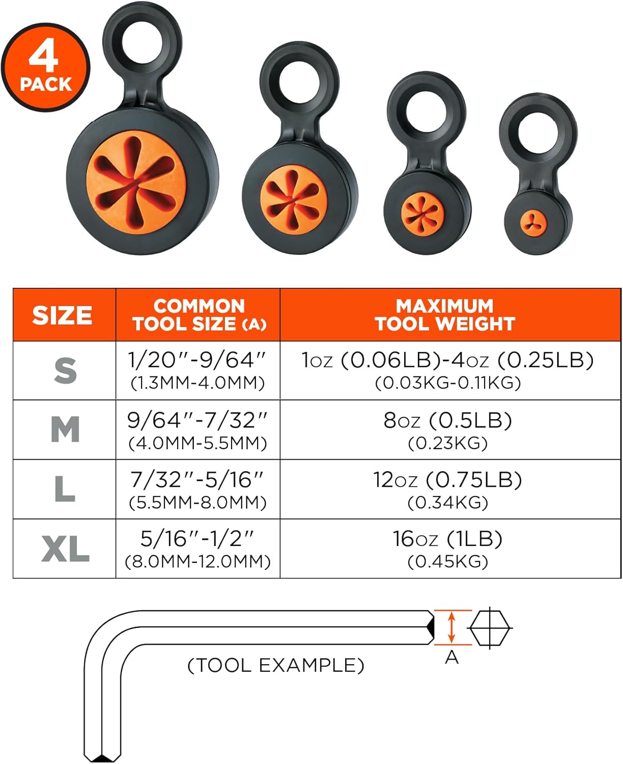ERGODYNE Squids 3740 Hand Tool Attachment Slips