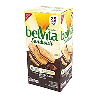 Belvita Breakfast Sandwich Dark Chocolate Creme, 25 Count, 44 oz