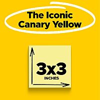 Post-it Super Sticky Notes, 12 Sticky Note Pads, 3 x 3 in., School Supplies, Office Products