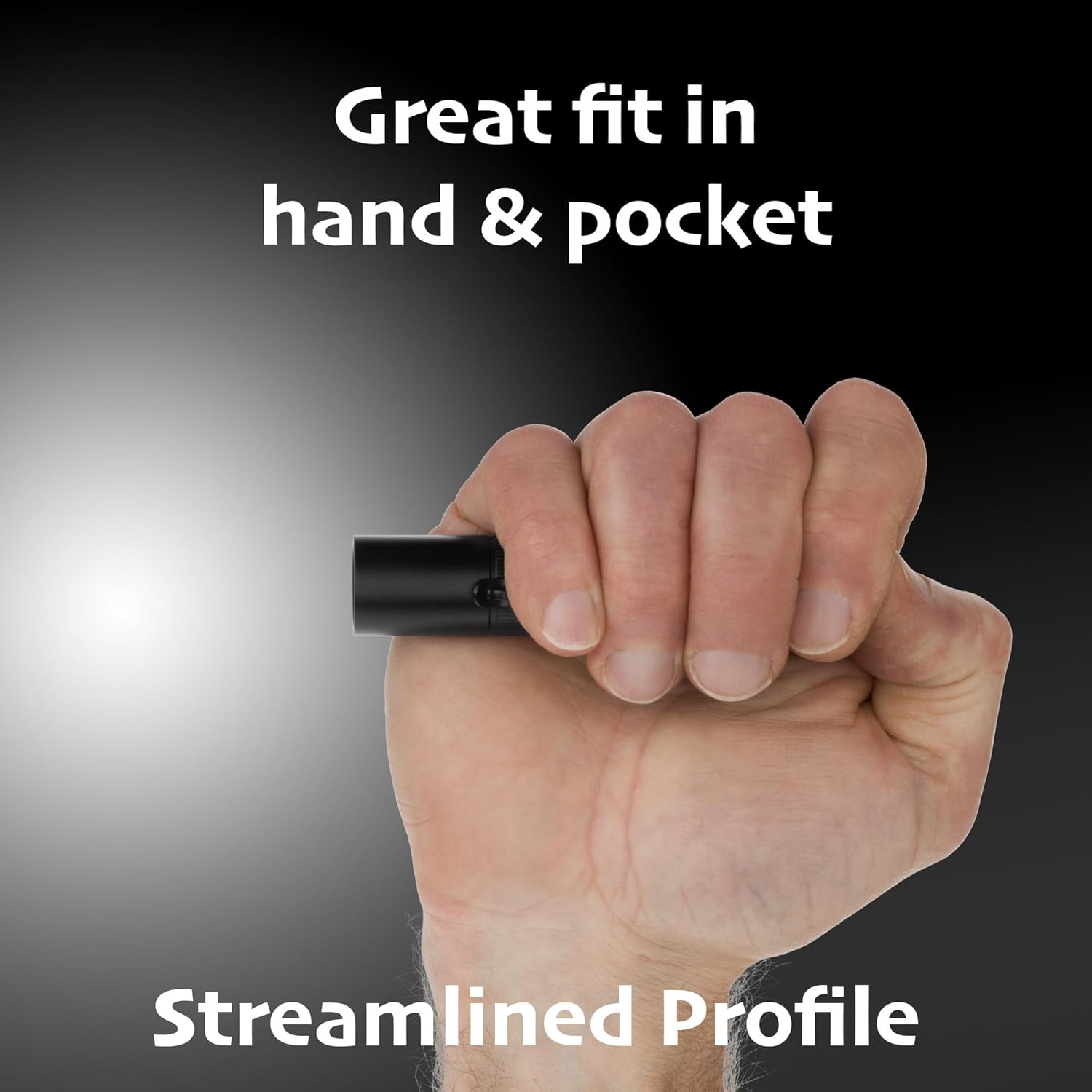 Nightstick MT-110 Mini-TAC Metal LED Flashlight-1 AA, 3.9-Inch, Black