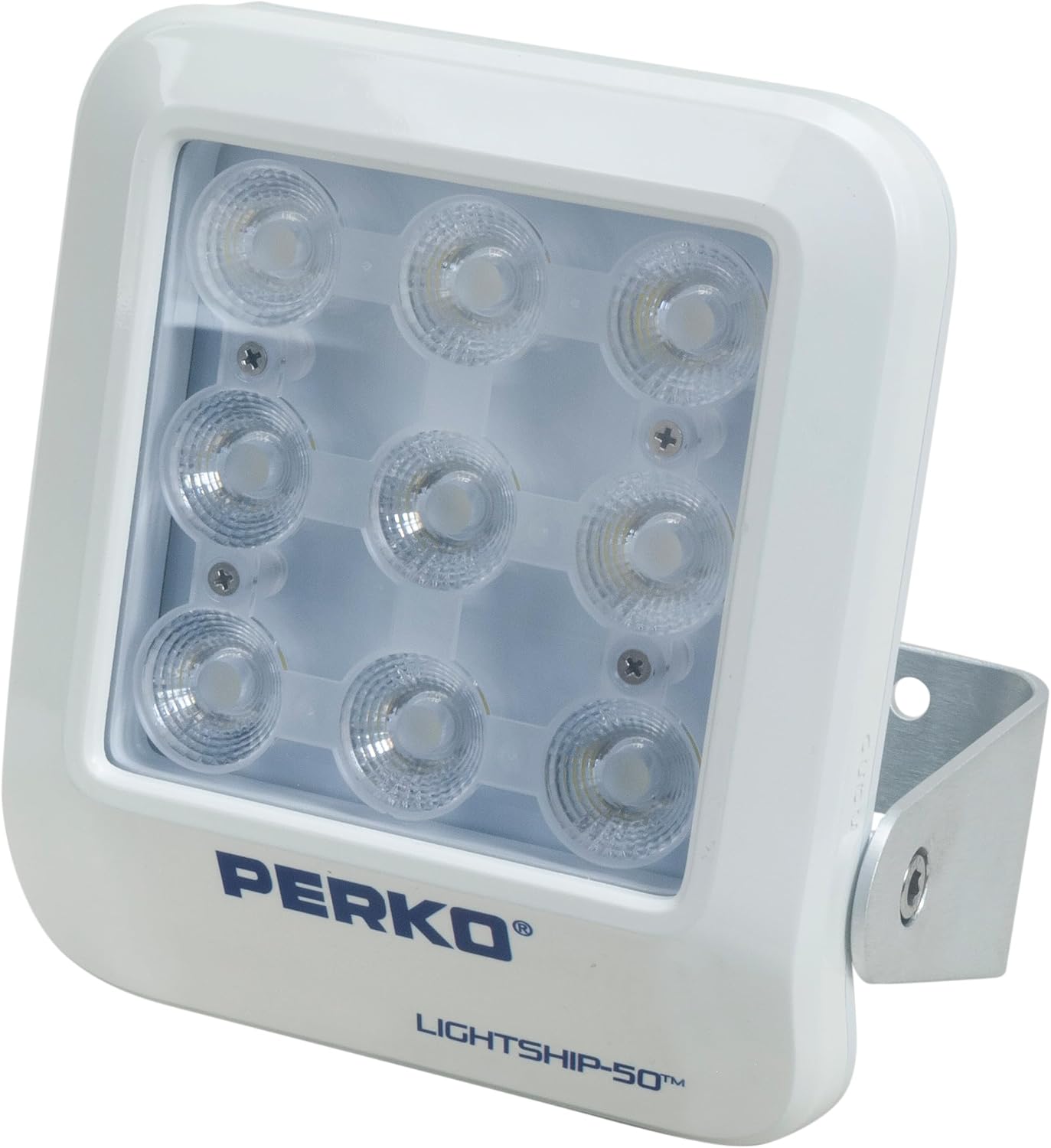 Perko 1643050S0W Lightship 50 High Performance LED Spotlight - 7,500 Lumens, White