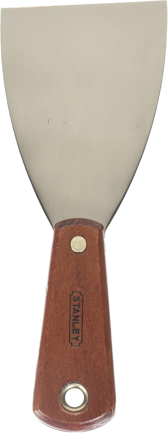 Stanley 28-543 Wood Handle Stiff Scraper Knife, 3 Inch