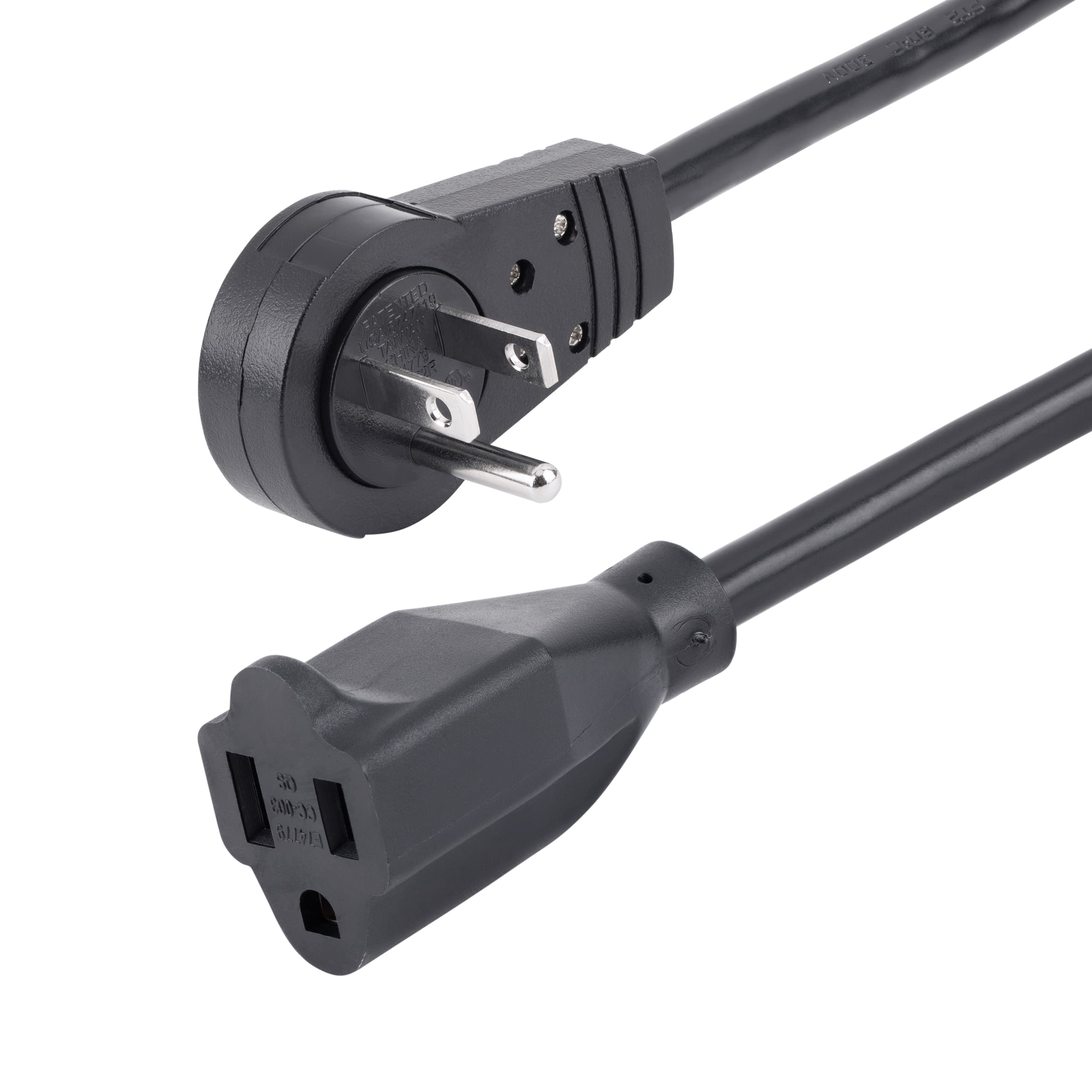StarTech.com Power Extension Cord NEMA 5-15P to NEMA 5-15R