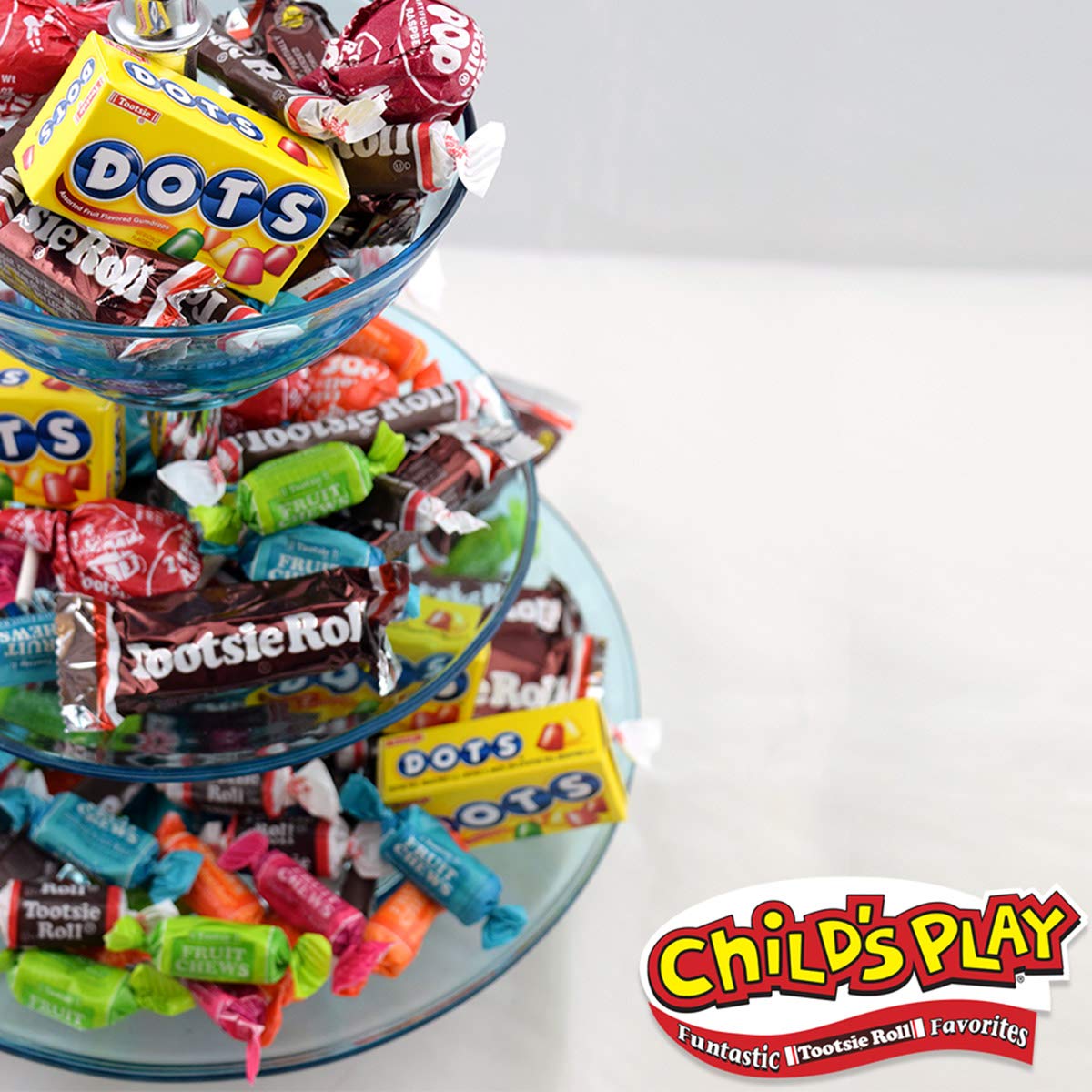 Tootsie Roll Child's Play Candy Favorites with Bonus Mobile Game, 5 Pounds of Individually Wrapped Party Candy