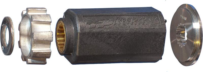 TURNING POINT PROPELLERS Hub Kit - Brass-Spline Propeller Hub