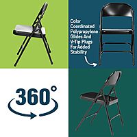 National Public Seating 50 Series Steel Portable Folding Chairs