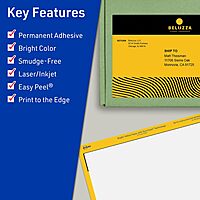 Avery Print-To-The-Edge Labels With Sure Feed Technology And Easy Peel, 94255-BYP10, Rectangle, 4-3/4in x 7-3/4in