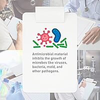 SAUNDERS Letter Antimicrobial Clipboard with Low-Profile Clip