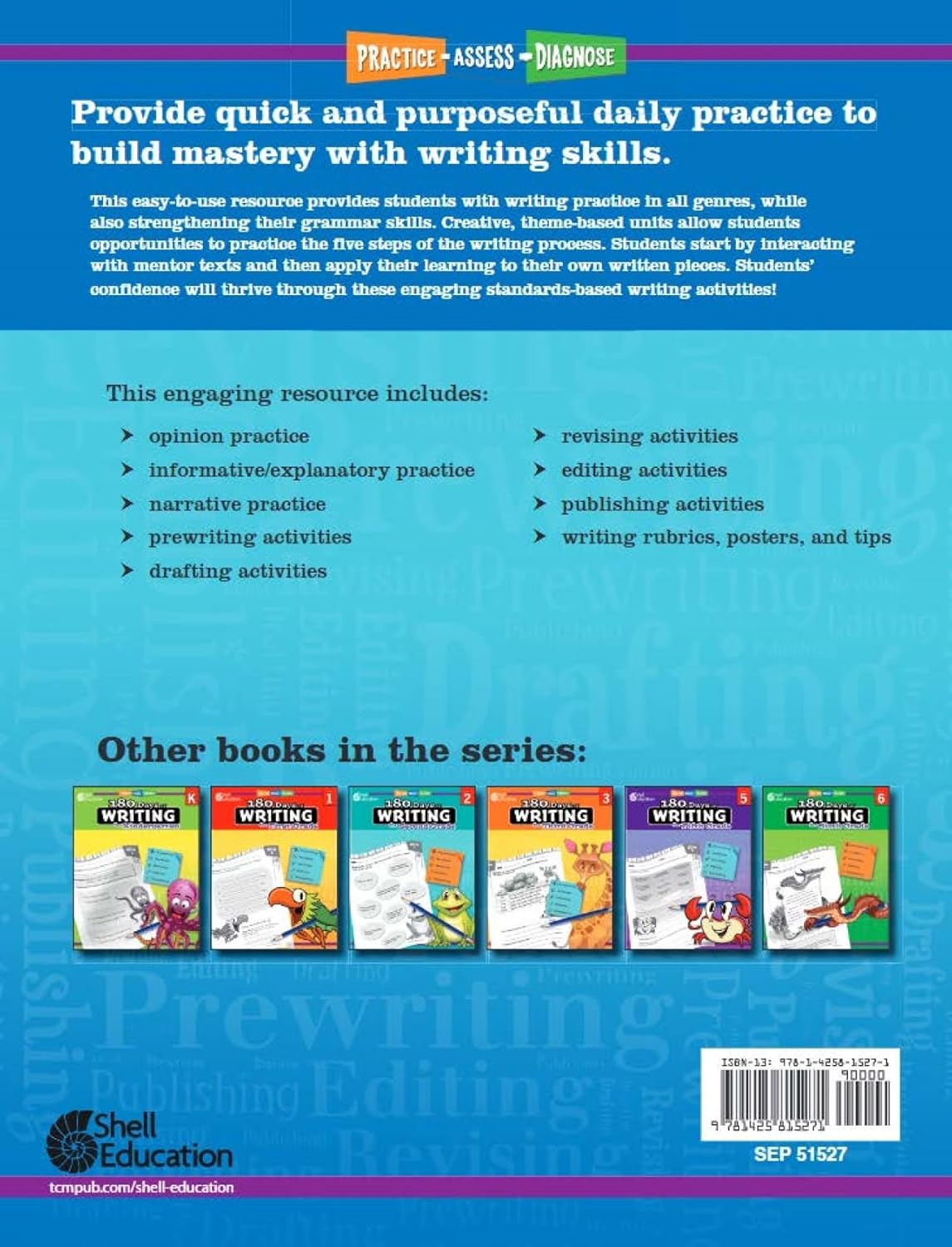 180 Days of Writing for Fourth Grade - An Easy-to-Use Fourth Grade Writing Workbook to Practice and Improve Writing Skills