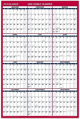 AT-A-GLANCE Wall Calendar, Monthly, 36 x 24, Extra Large, Paper, Reversible Vertical/Horizontal
