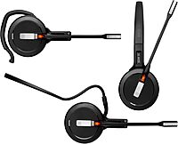 Sennheiser SDW 5016 (507016) Single-Sided Wireless DECT Headset for Desk Phone Softphone/PC& Mobile Phone Connection Dual