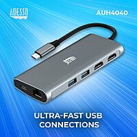USB C Docking Station Multiport Adapter Dongle Type C Hub 2 HDMI Support 8K, RJ45 Ethernet Port, 100W PD Charging, 3*USB, SD/TF Card Reader for MacBook Windows Laptop (TAA Compliant)