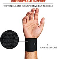 Ergodyne ProFlex 400 Universal Wrist Wrap, Black