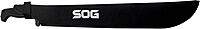 SOG Sogfari 13" or 18" Stainless Steel Survival Machete Knives | Saw on The Back of The Blade, Textured Handle, Nylon Sheath