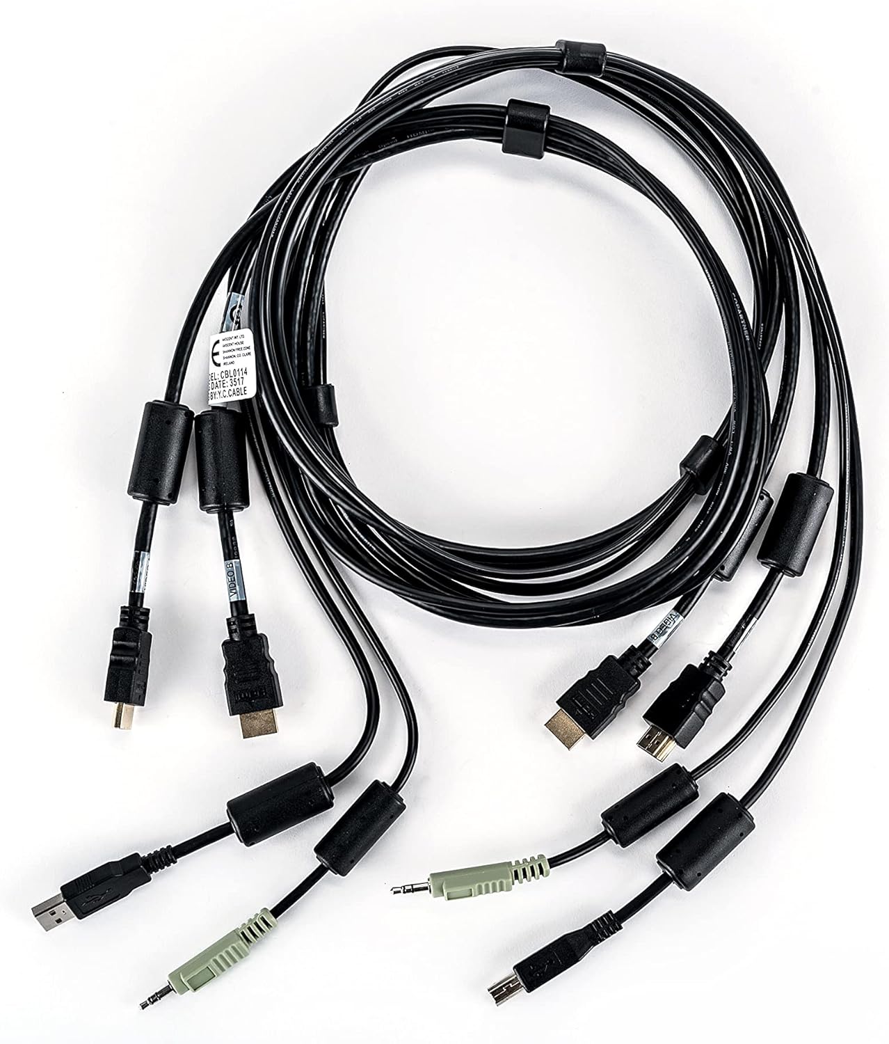 Vertiv Avocent CBL0114 6FT Cable Assy 2-HDMI/1-USB/1-AUDIO
