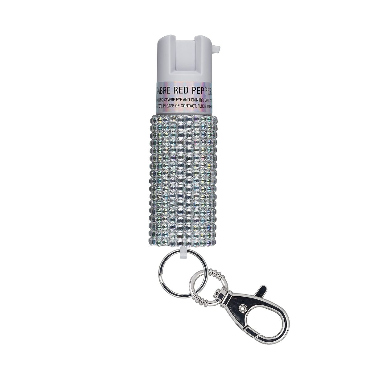 SABRE Jeweled Pepper Spray with Snap Clip, Maximum Strength