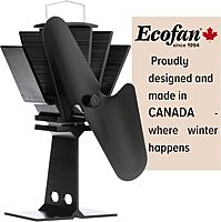 Original Heat Powered Stove Fan - Powerful Classic Design, High Performance, Perfect for Wood Stoves