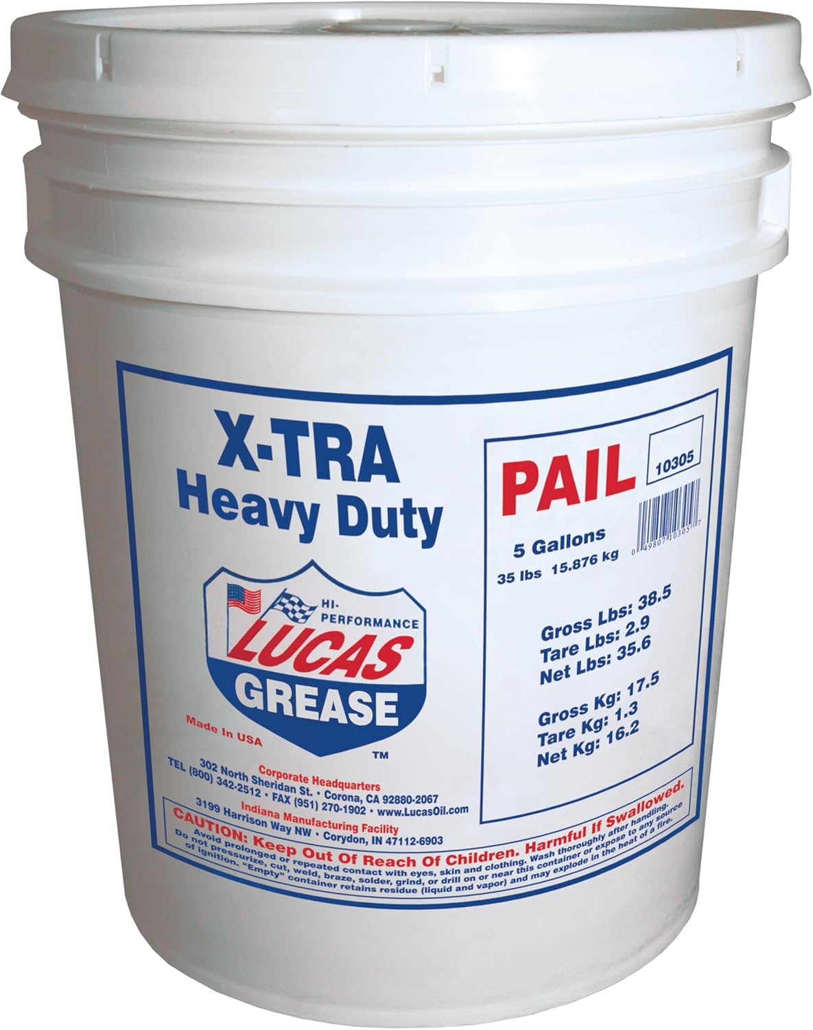 LUCAS OIL X-TRA Heavy Duty Lithium Grease Cartridge